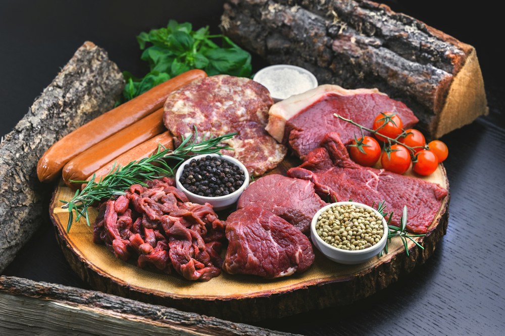 Selección de carnes crudas; imagen de inspiración, no del restaurante